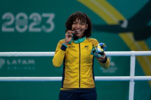 La boxeadora Camila Camilo.