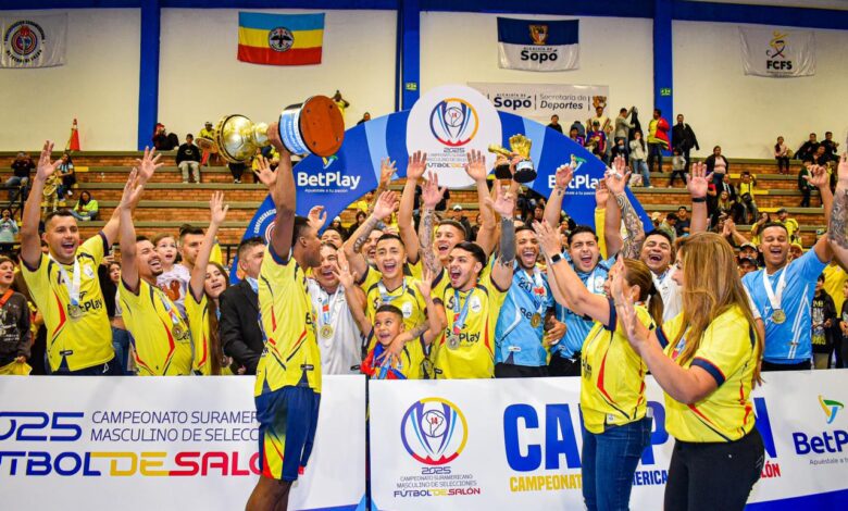 La selección de mayores de Colombia celebró en el coliseo de Sopó. /FCFS